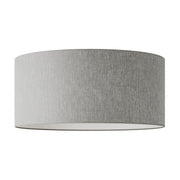 Paralume Cilindro XXL in tessuto con attacco E27 - Made in Italy - Camelot Grigio