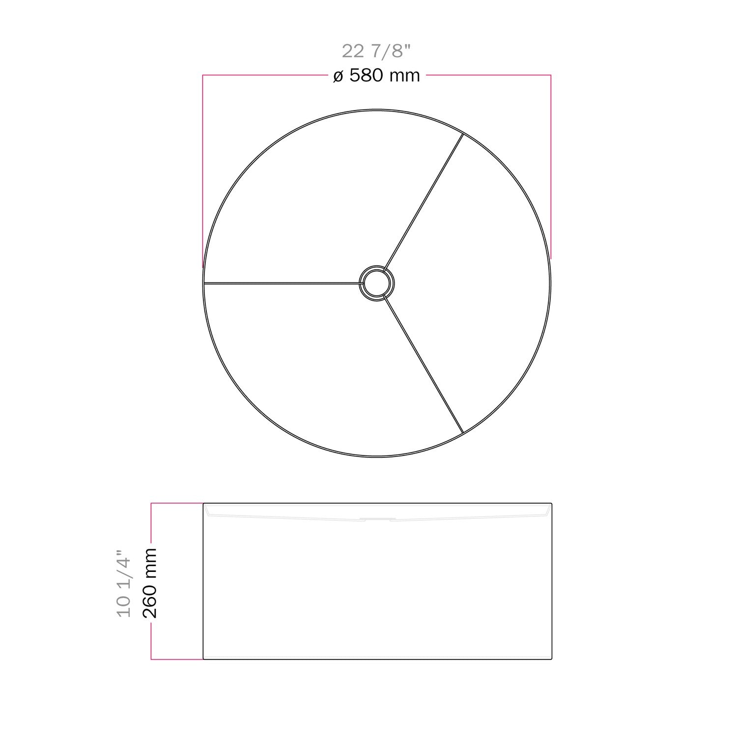 Paralume Cilindro XXL in tessuto con attacco E27 - Made in Italy - Cinette Verde Pistacchio