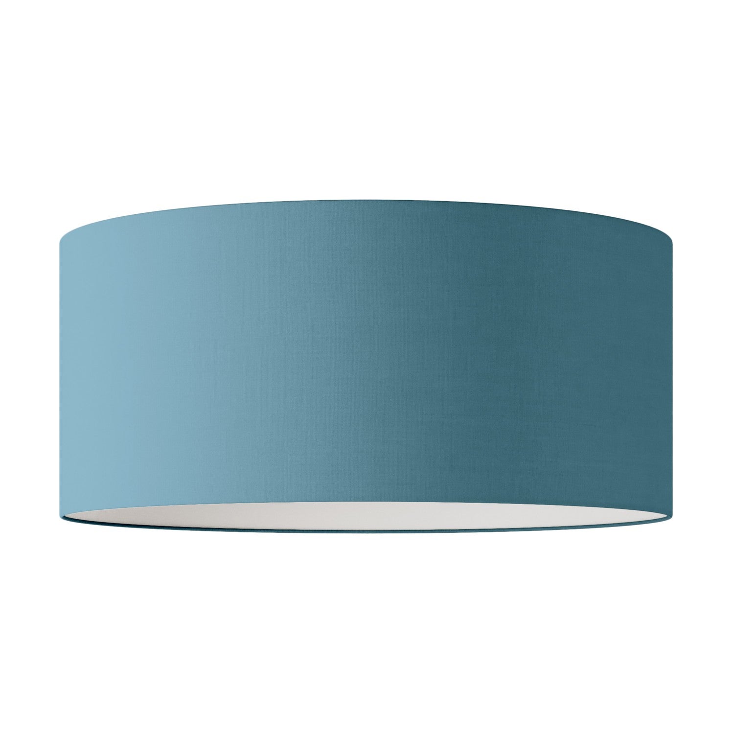 Paralume Cilindro XXL in tessuto con attacco E27 - Made in Italy - Teletta Azzurro