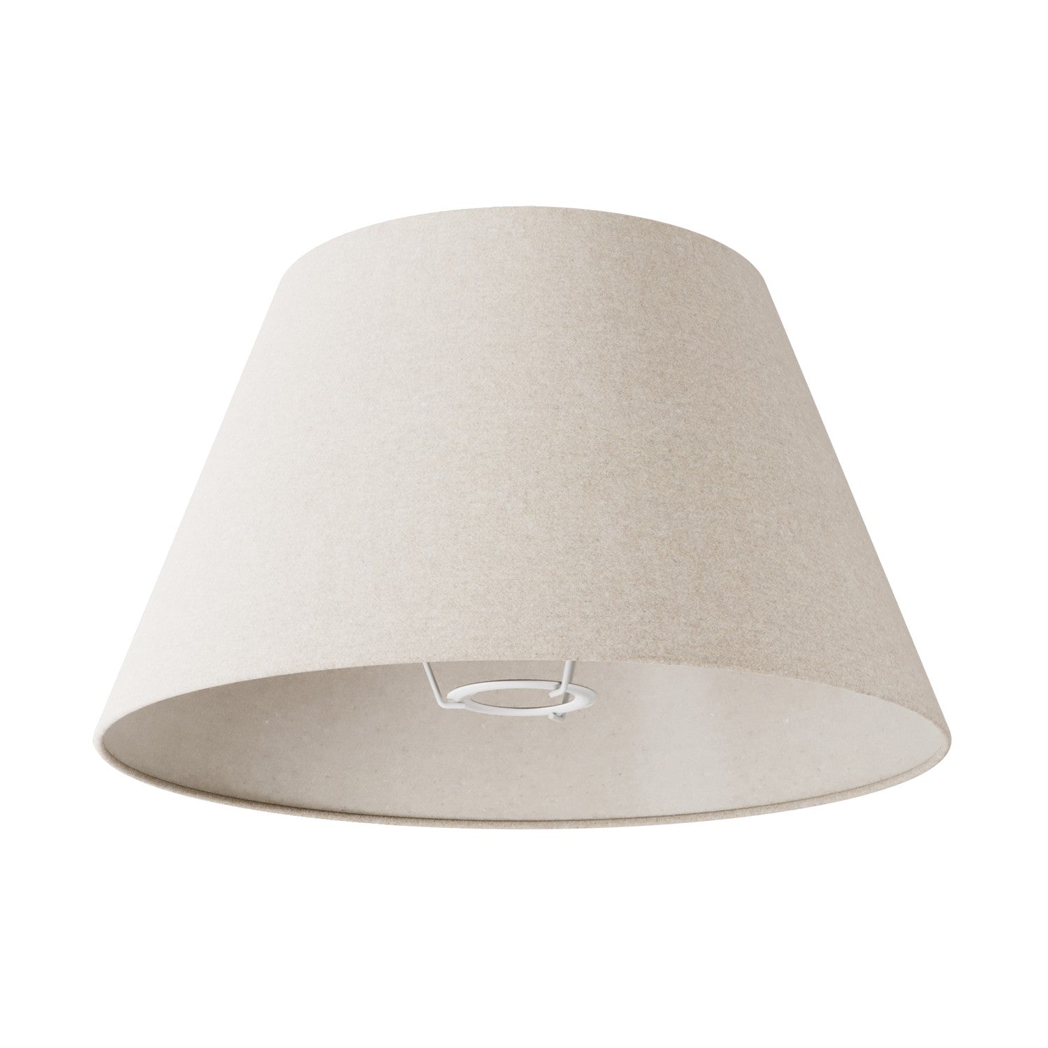 Paralume Impero M in tessuto per lampada da terra con attacco E27 - Made in Italy - Lana Sabbia - Creative Cables