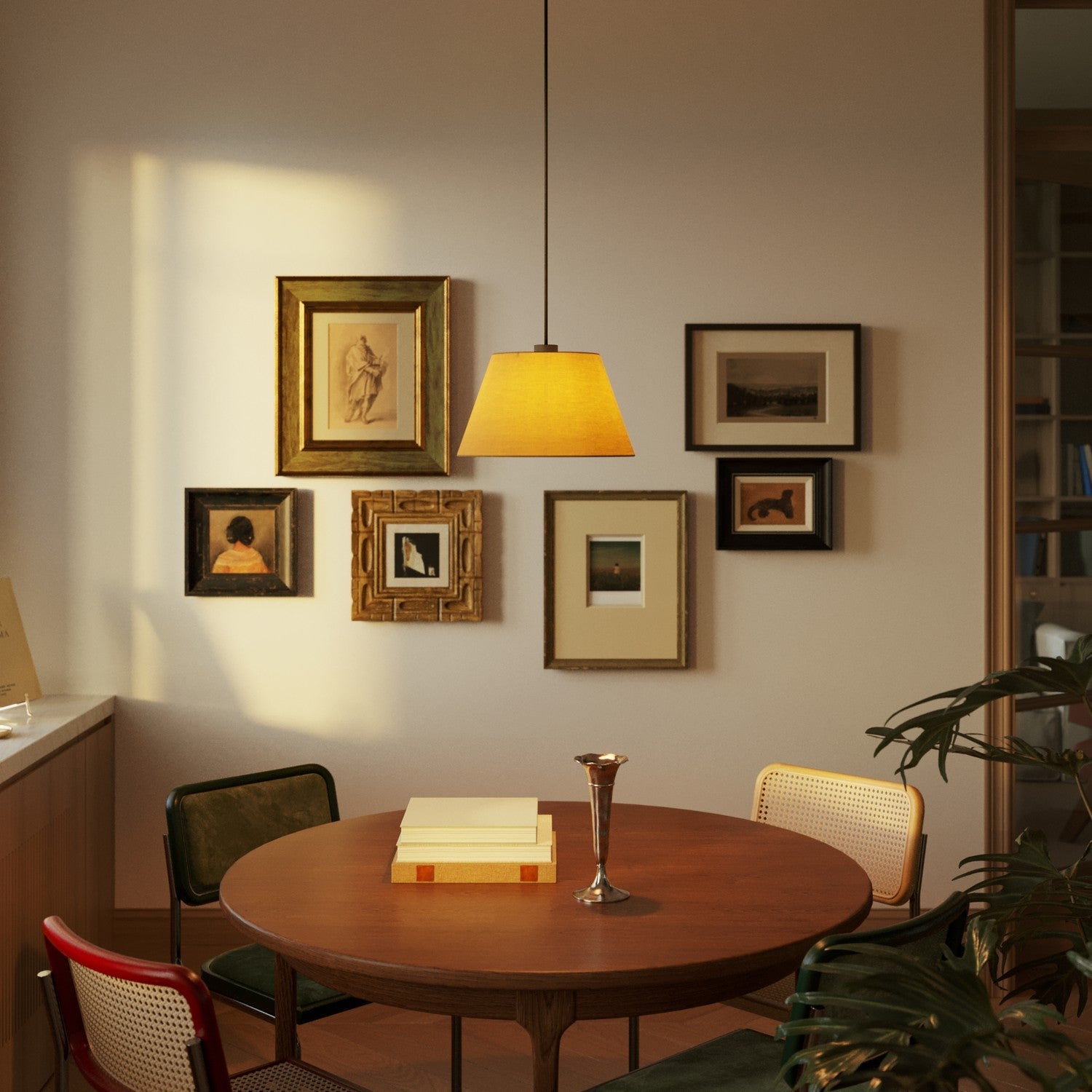 Paralume Impero M per sospensione con attacco E27 - Made in Italy - Arenal Oro - Creative Cables