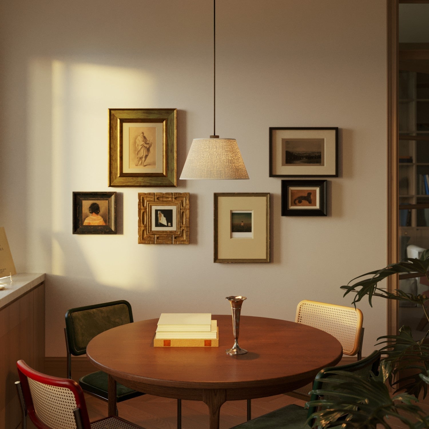 Paralume Impero M per sospensione con attacco E27 - Made in Italy - Juta Chiara - Creative Cables