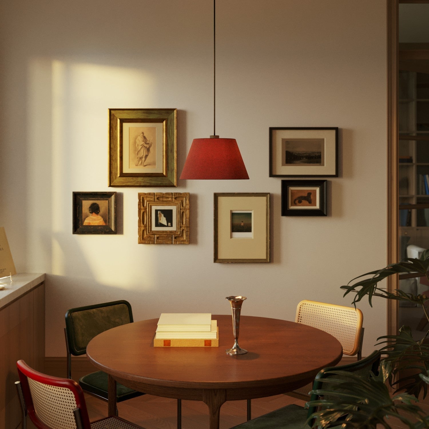 Paralume Impero M per sospensione con attacco E27 - Made in Italy - Lana Aragosta - Creative Cables