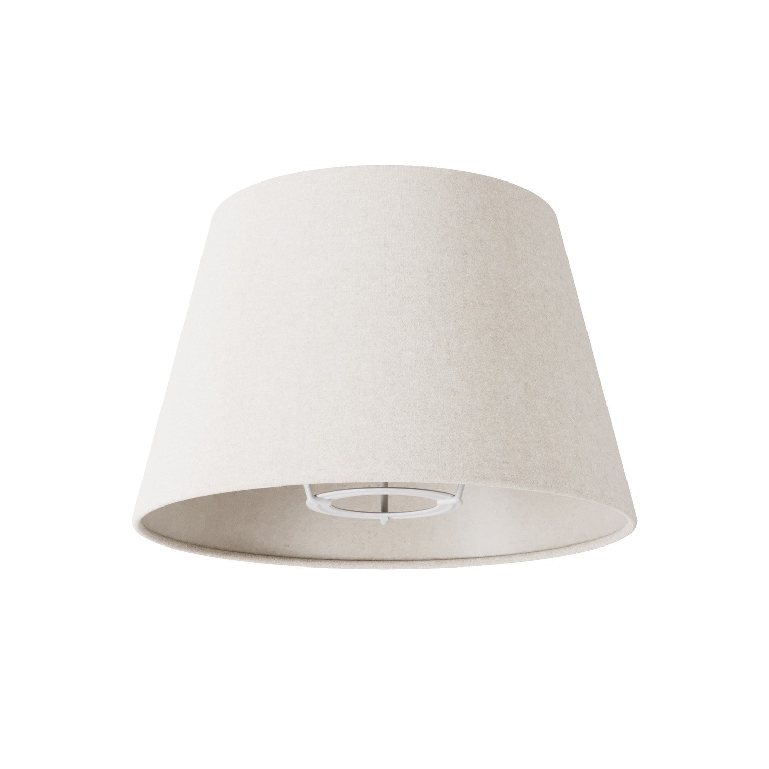 Paralume Impero S con attacco E27 per lampada da tavolo o applique - Made in Italy - Lana Sabbia - Creative Cables