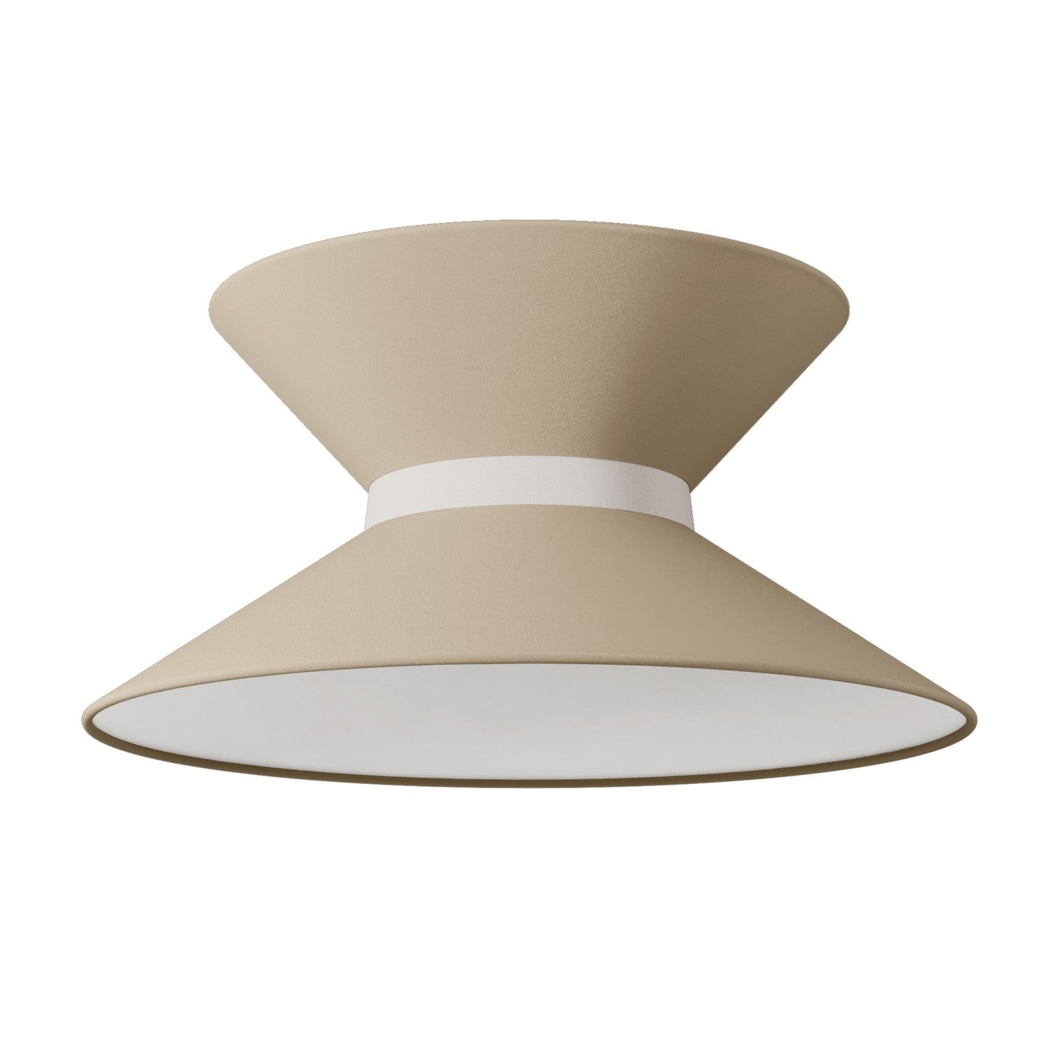 Paralume in tessuto Clessidra Arenal tortora - Made in Italy - Creative Cables