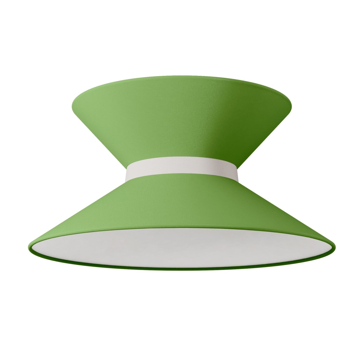 Paralume in tessuto Clessidra Cinette verde pistacchio - Made in Italy - Creative Cables