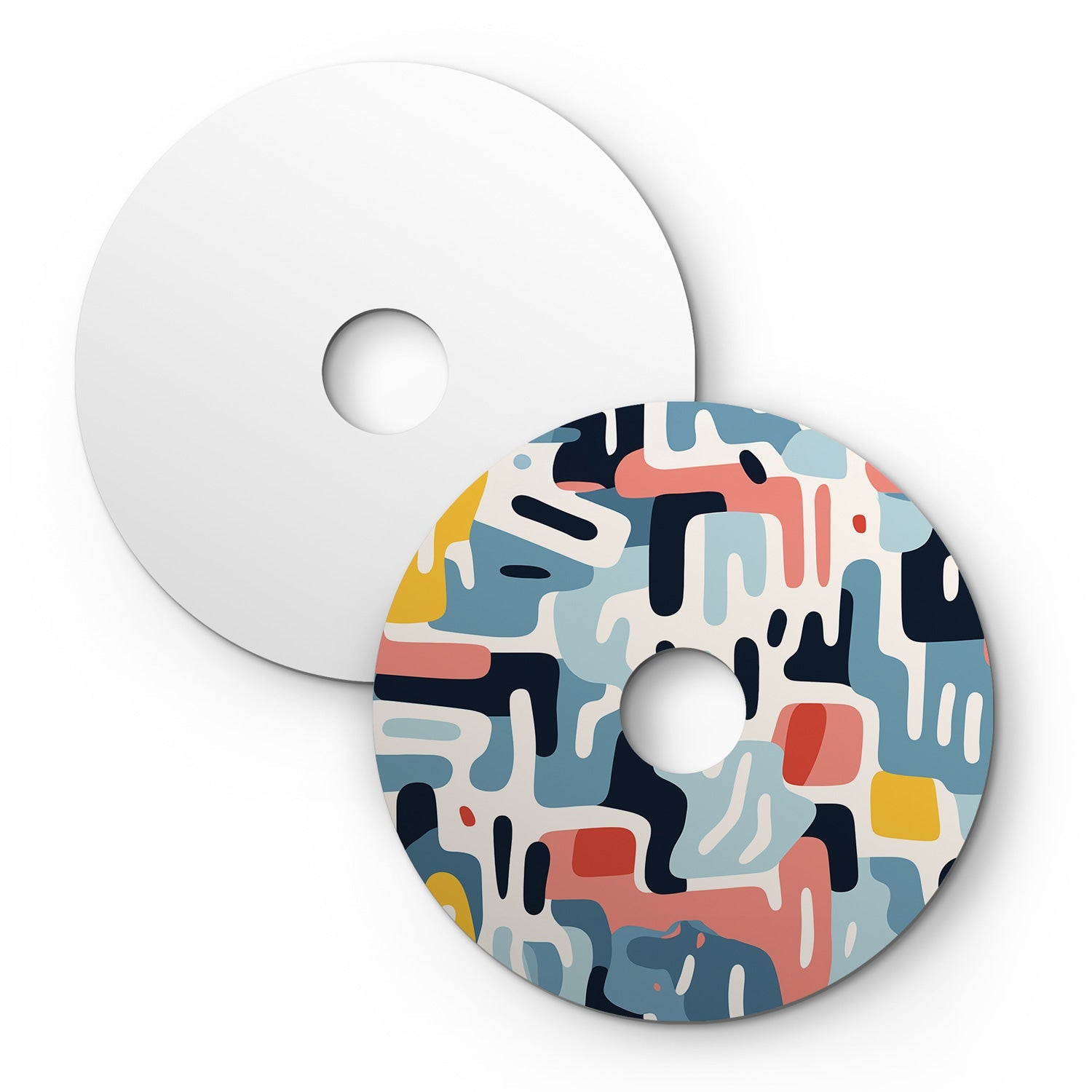 Paralume mini piatto Ellepì con disegni geometrici 'Kaleidoscope' Geometria 1, diametro 24 cm - Made in Italy - Creative Cables