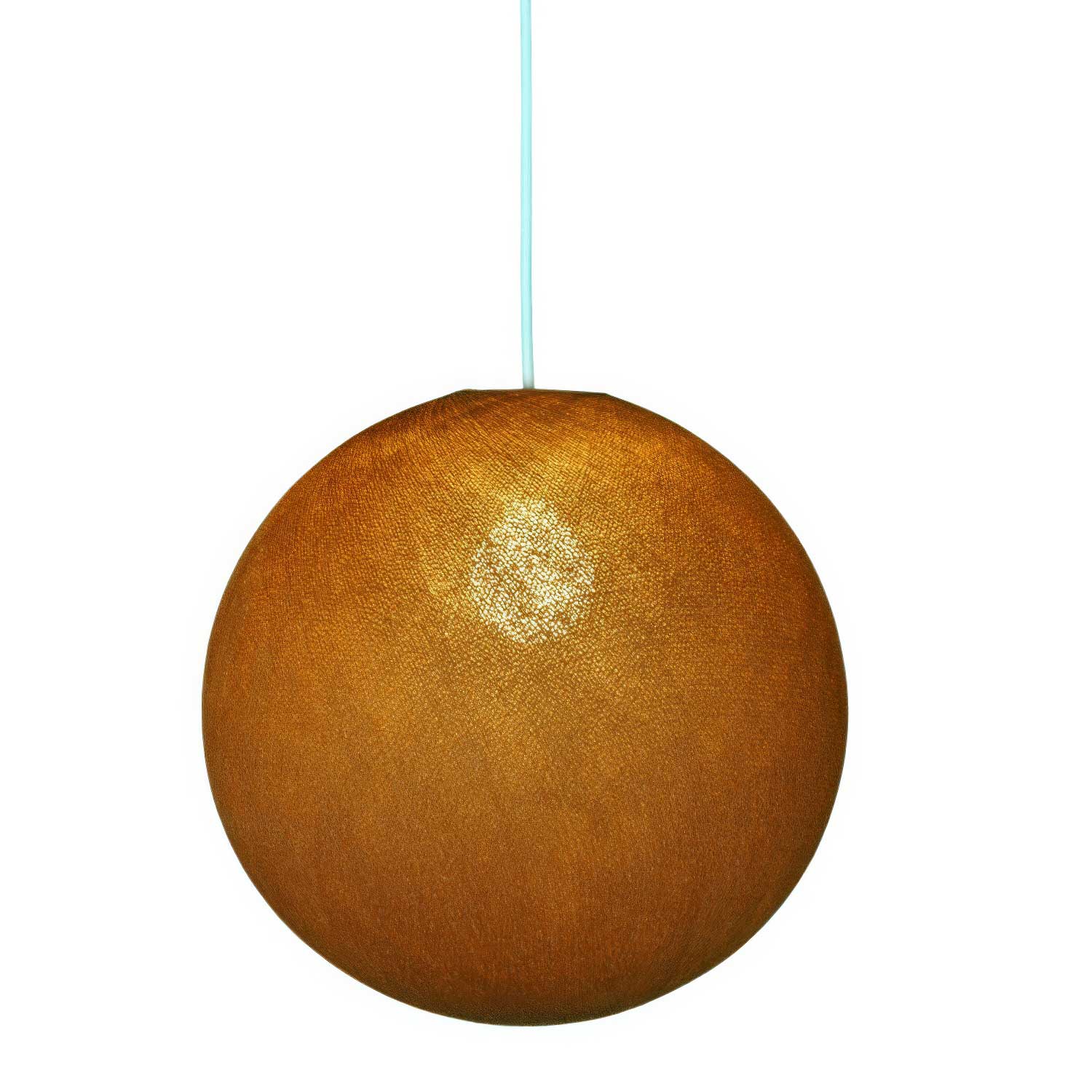 Paralume Sfera in filo 100% fatto a mano - Poliestere Aragosta - Creative Cables