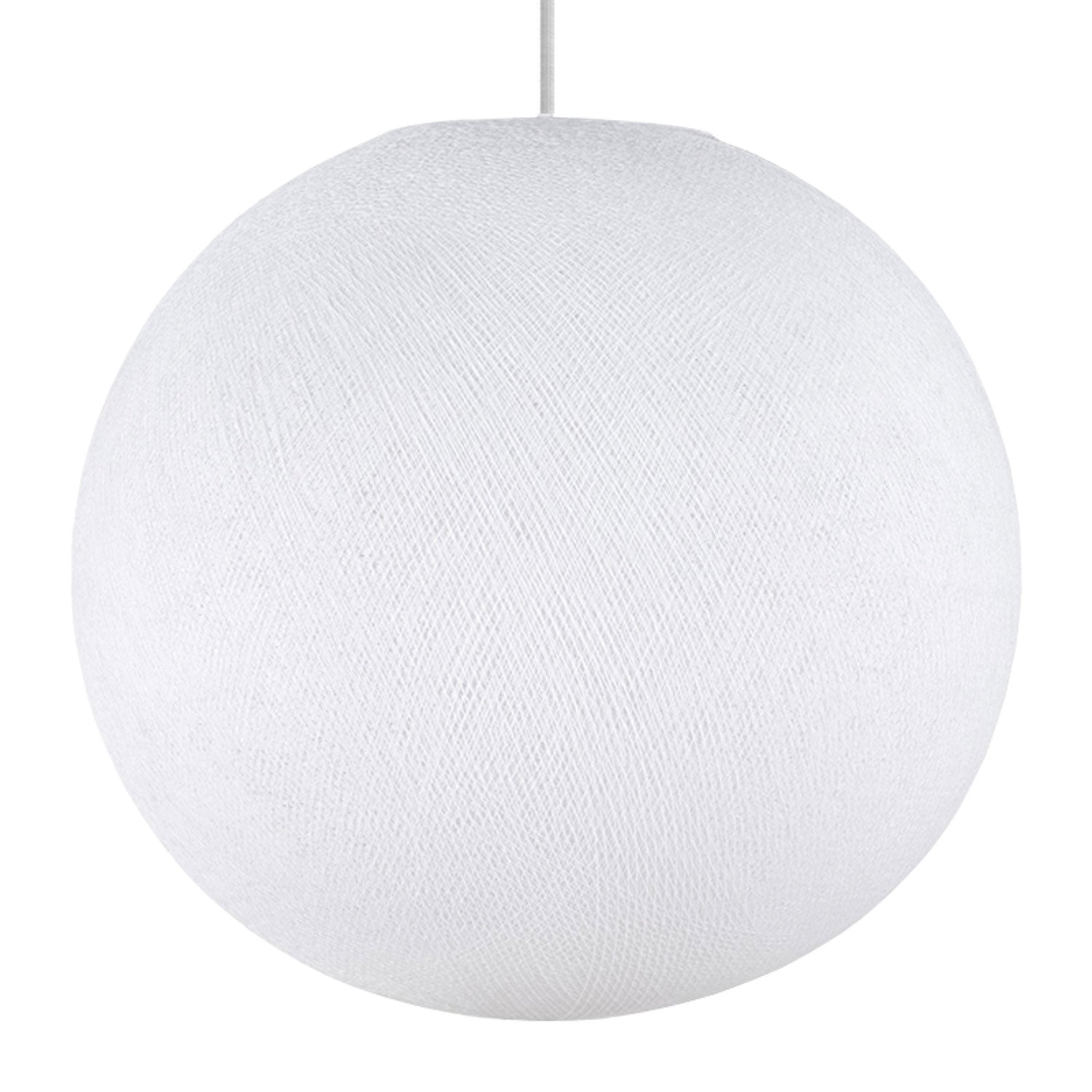 Paralume Sfera Light in filo fatto a mano - Poliestere Bianco - Creative Cables