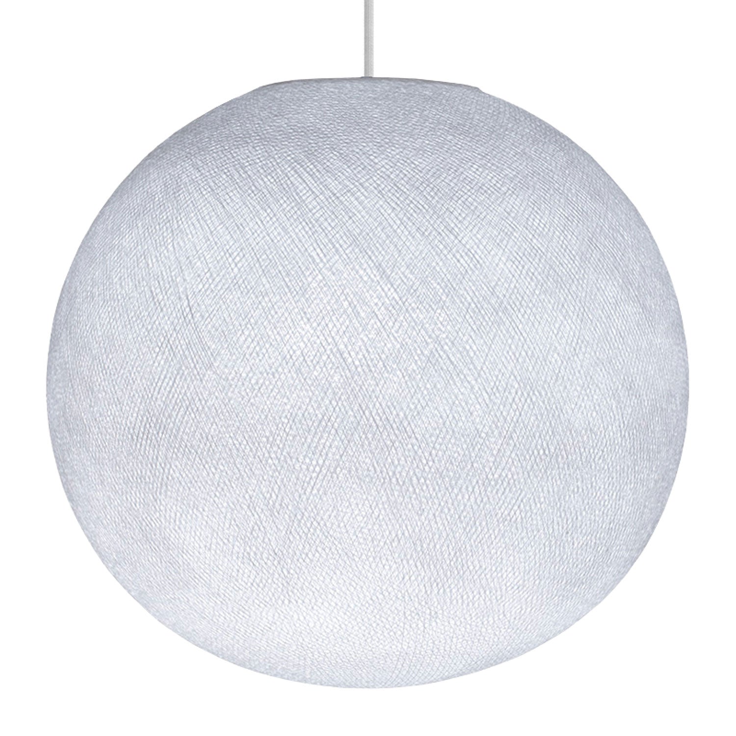 Paralume Sfera Light in filo fatto a mano - Poliestere Bianco - Creative Cables