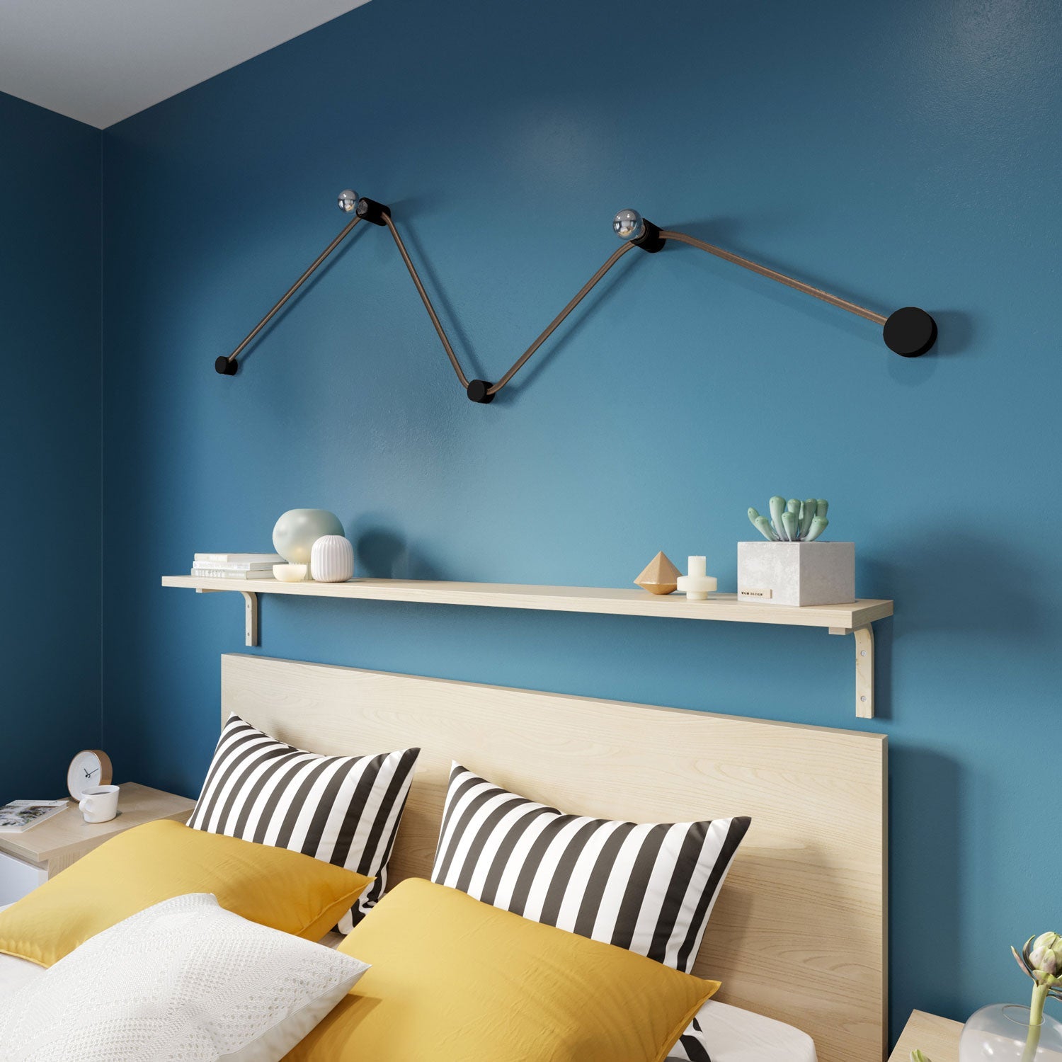 Passacavo in legno per cavo per catenaria e sistema Filé. Made in Italy - Nero