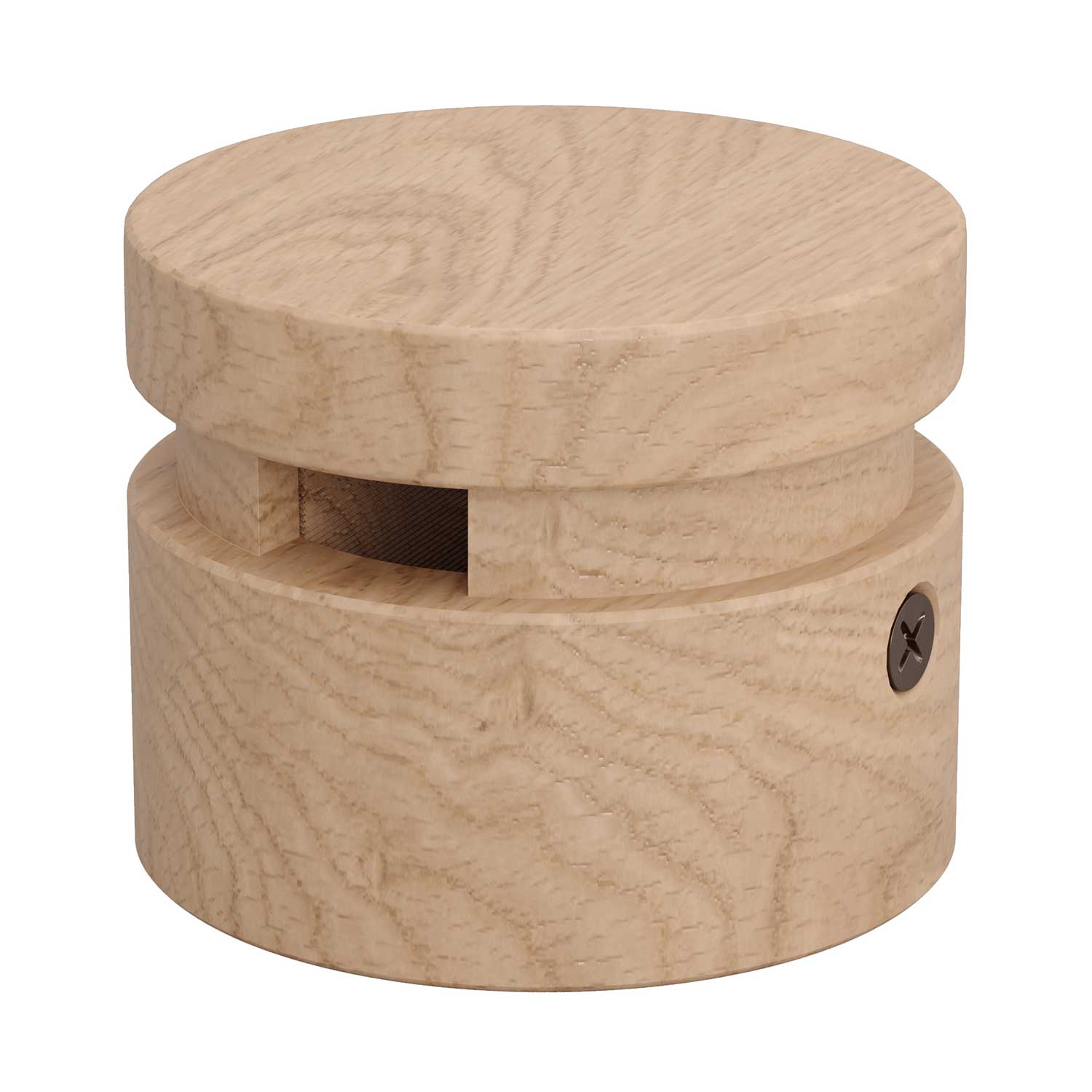 Passacavo in legno per cavo per catenaria e sistema Filé. Made in Italy - Neutro - Creative Cables