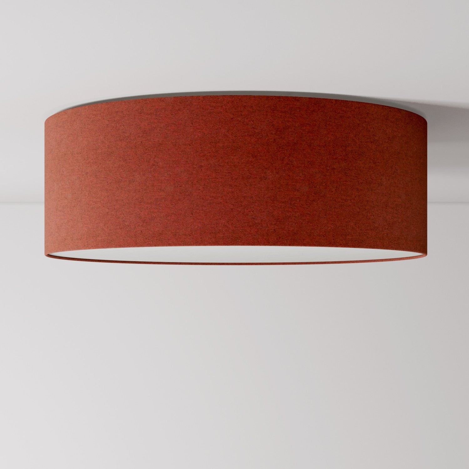 Plafoniera in tessuto Large - Made in Italy - Lana Aragosta - Creative Cables