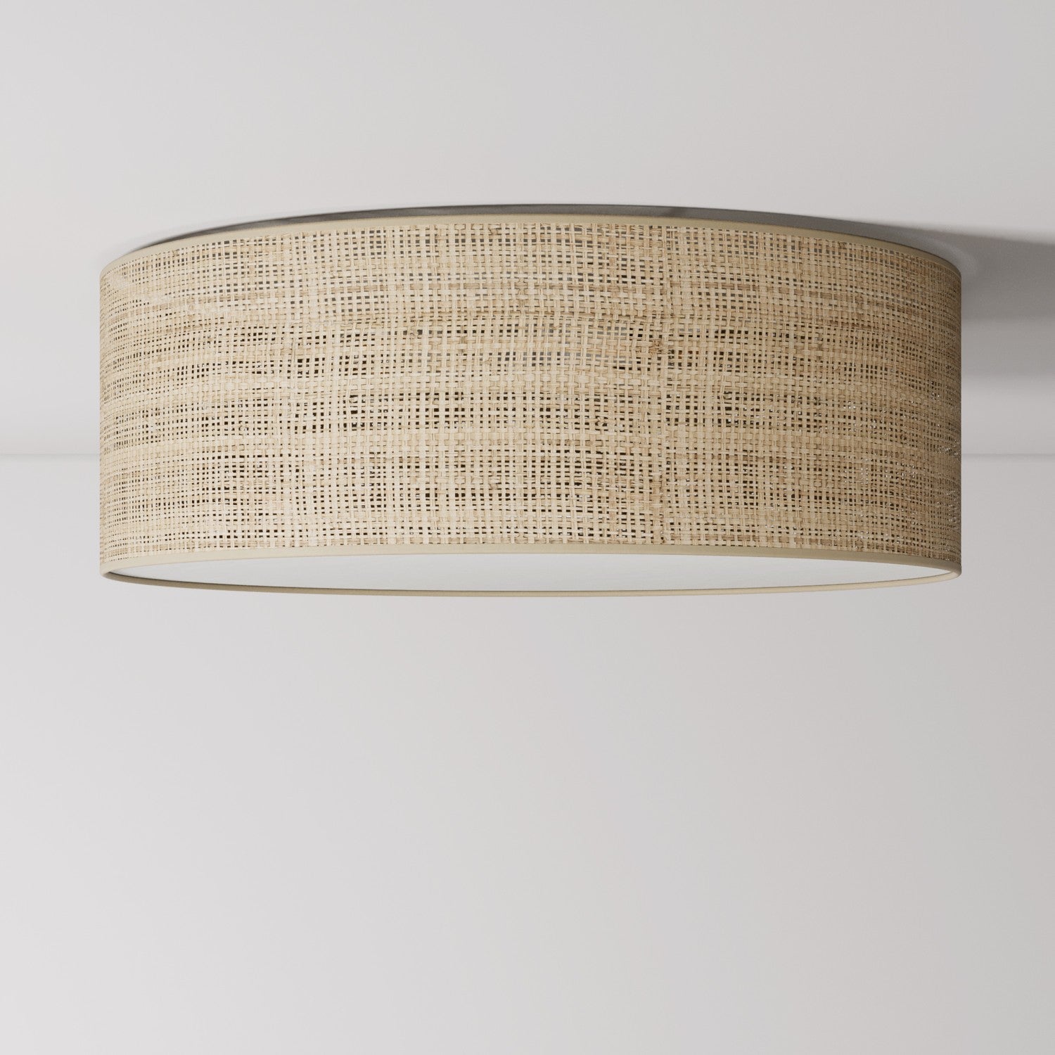 Plafoniera in tessuto Large - Made in Italy - Raphia - Creative Cables