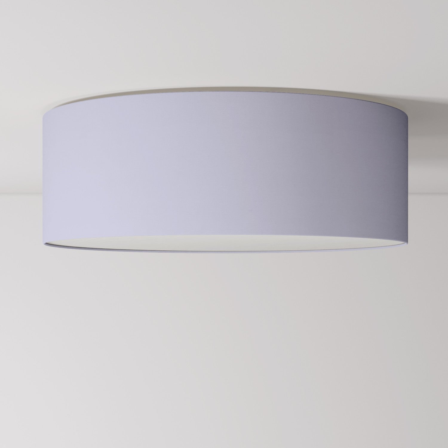 Plafoniera in tessuto Large - Made in Italy - Teletta Lilla - Creative Cables