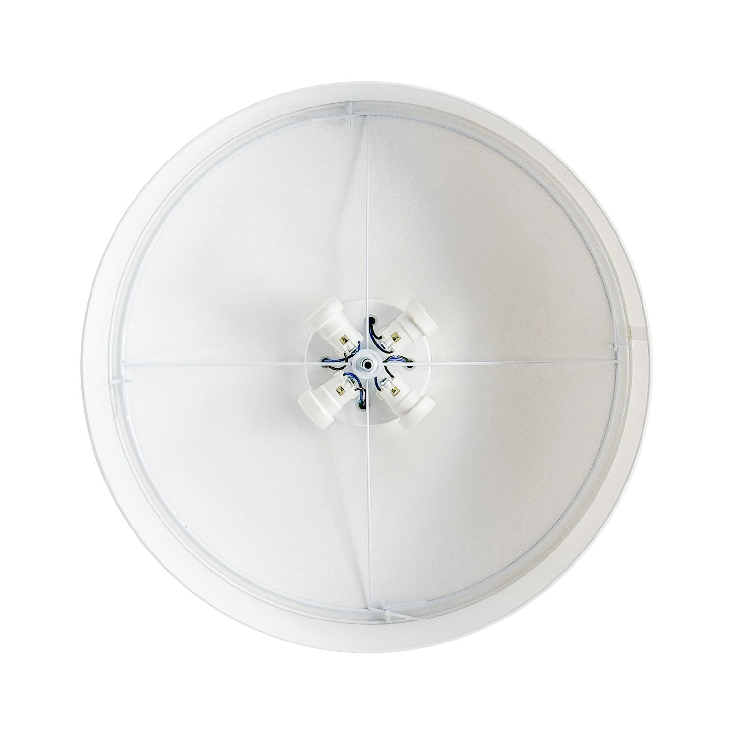 Plafoniera in tessuto Medium Slim- Made in Italy - Arenal Bordeaux