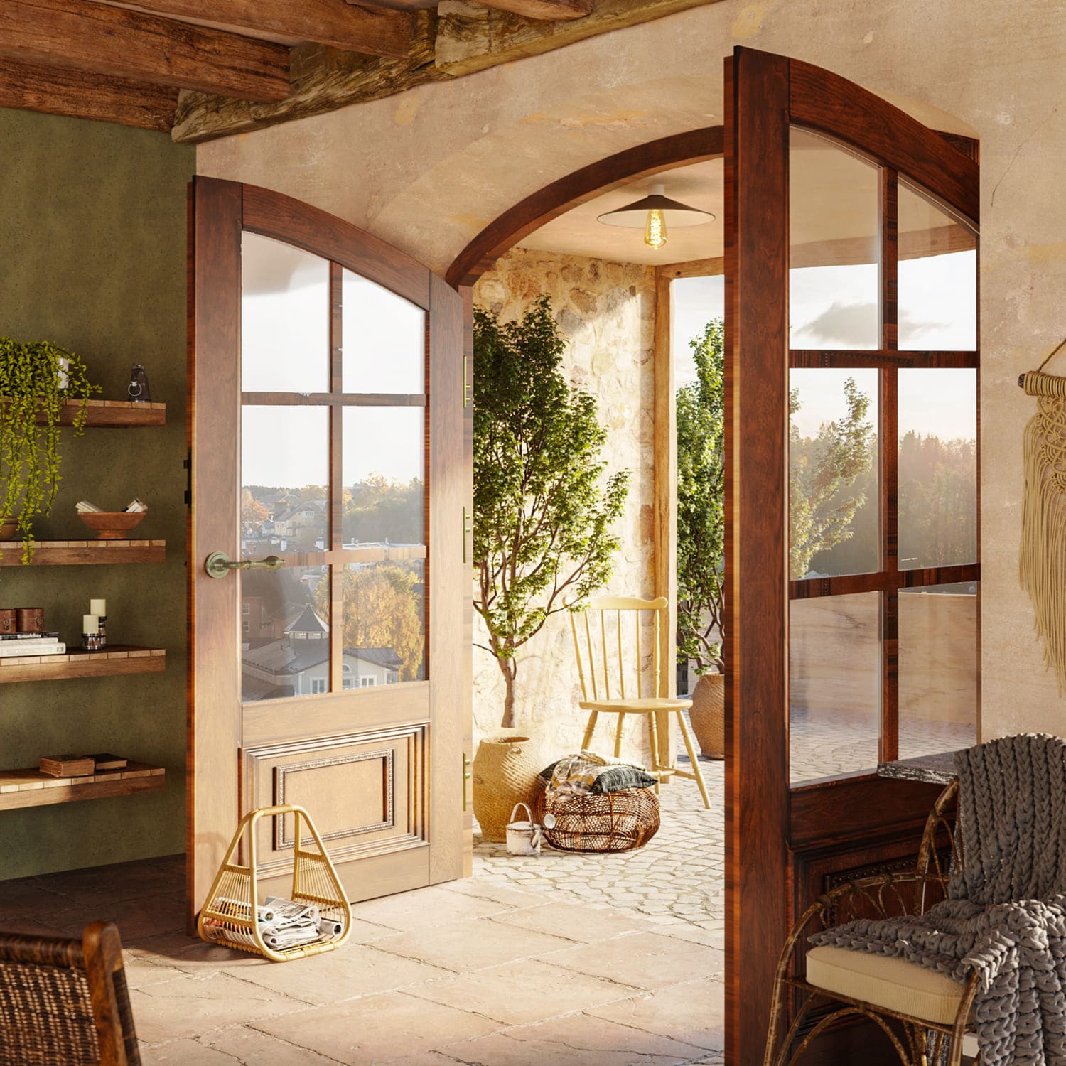 Portalampada E27 Bianco per paralume da parete o soffitto - Waterproof IP44