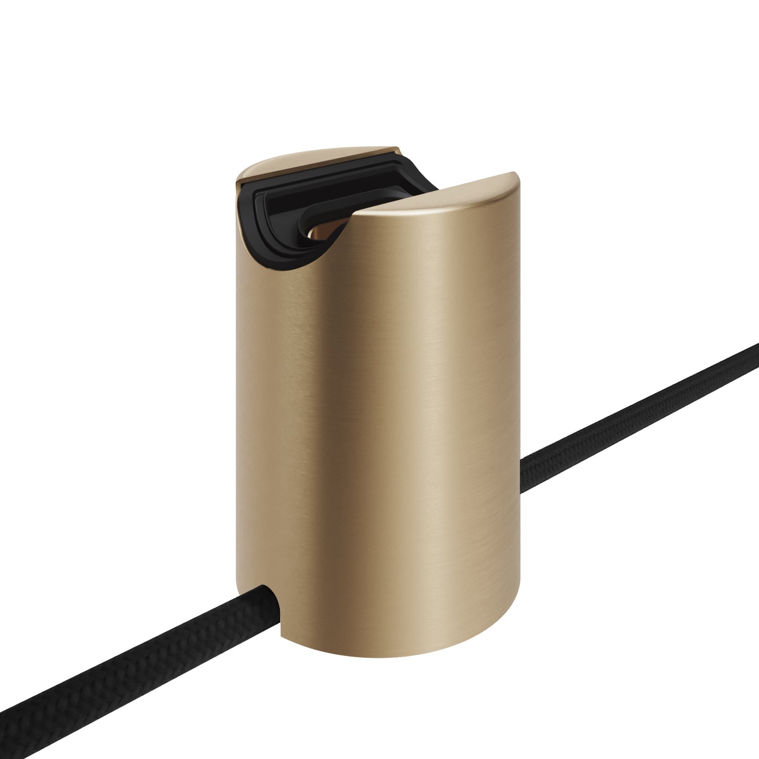 Portalampada S14d Spostaluce in metallo da parete o soffitto - Bronzo satinato - Creative Cables