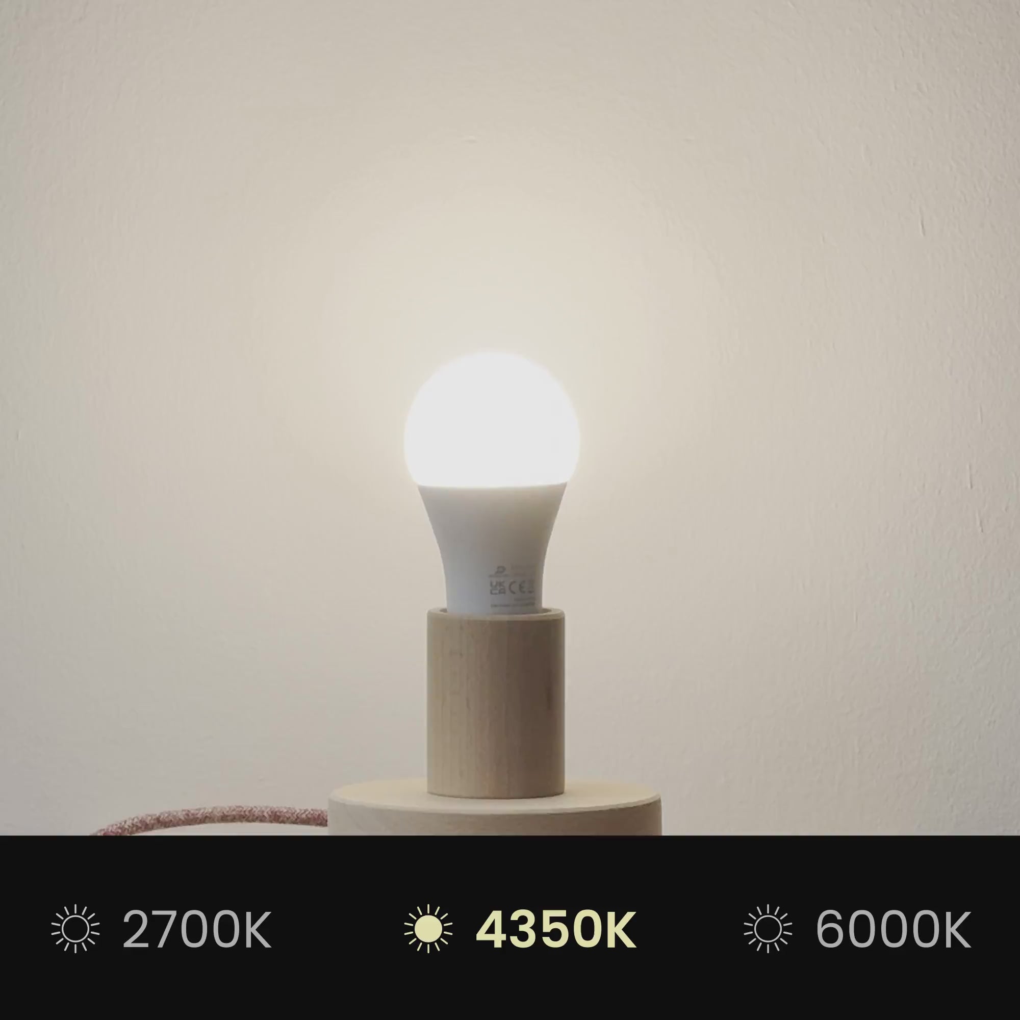 Video laden: Lampenschirm Impero S mit E27-Fassung für Tischlampe oder Wandleuchte - Made in Italy - Wolle Braun