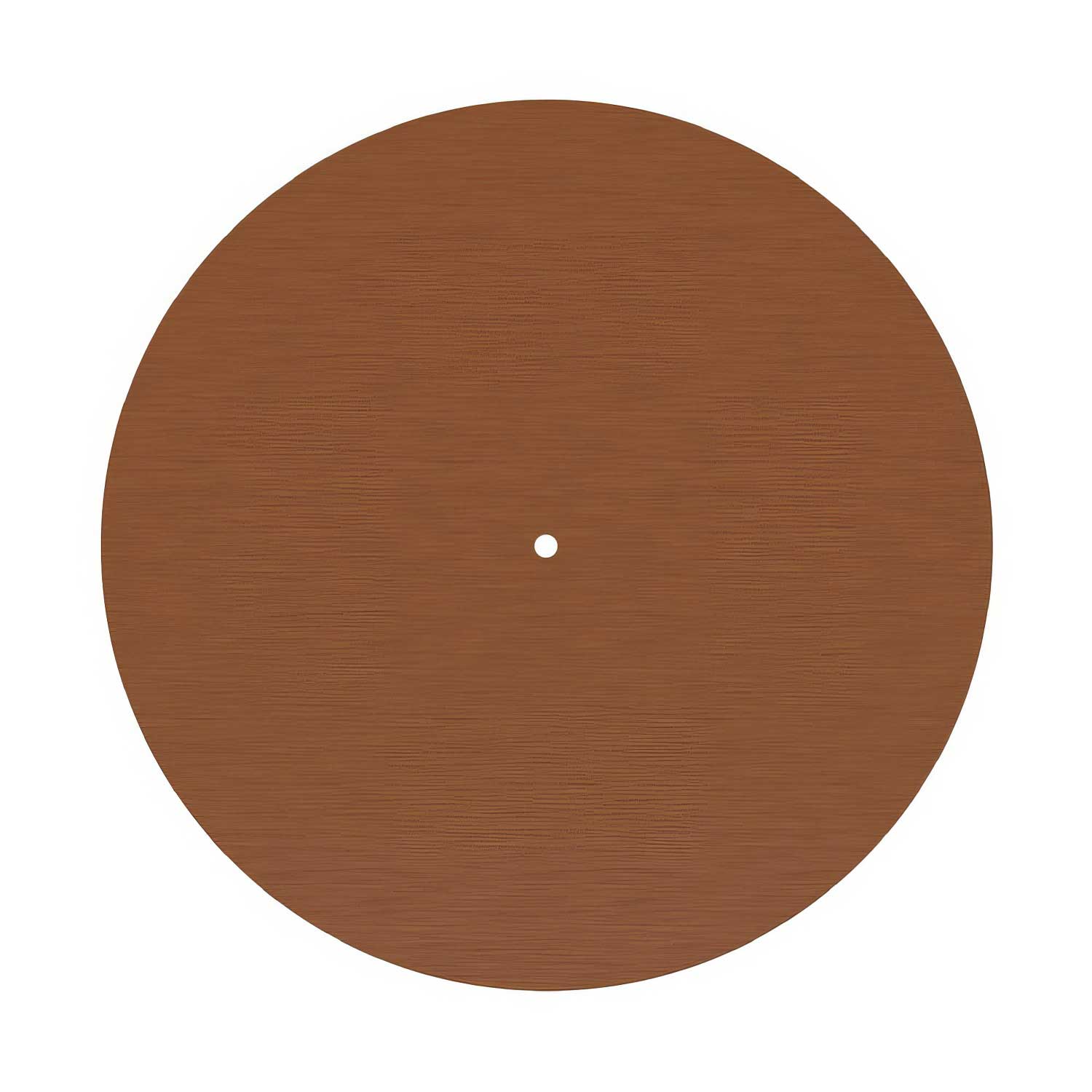 Rosone XXL Rose-One rotondo, diametro 400 mm con 1 foro e 4 fori laterali - Dibond Rame satinato Bianco