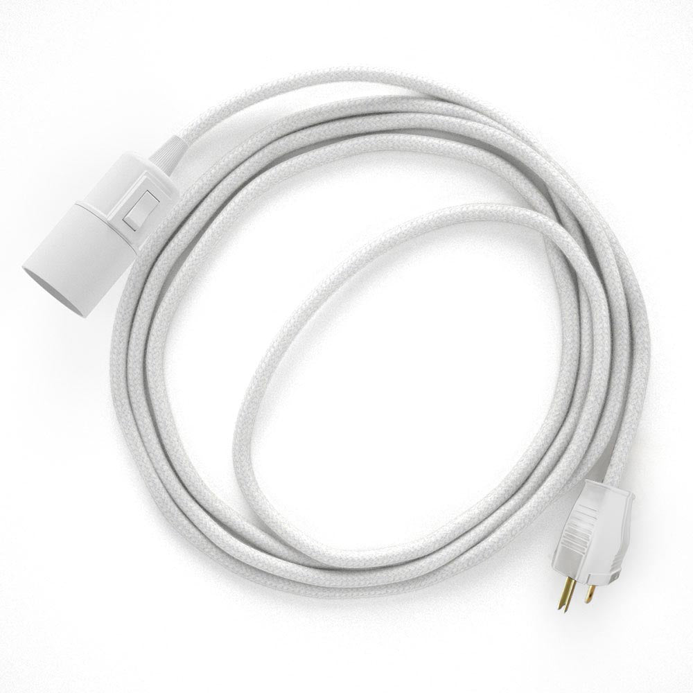 Snake - Plug-in lamp with colored fabric cable - RC01