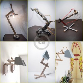 Christian Caulas: Geometrische Lampe
